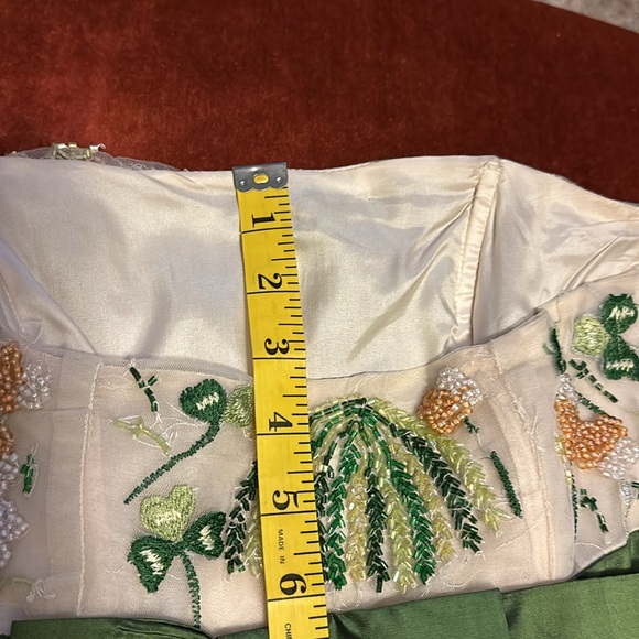 Strapless Beaded Top with Satin Banding - Picture 11 of 14